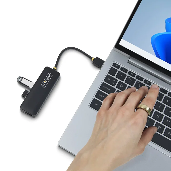 StarTech Hub USB-A de 4 Puertos 5Gbps Negro StarTech Hub USB-A de 4 Puertos 5Gbps Negro