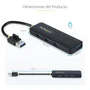 StarTech Hub USB-A de 4 Puertos 5Gbps Negro