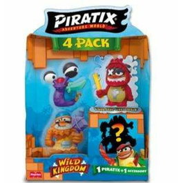 Magic Box Figura Piratix Wild Kingdom Pack 4 unidades