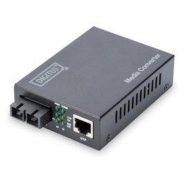 Digitus DN-82121-1 Convertidor de medios Gigabit RJ45/SC Monomodo
