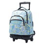 Totto Mochila Renglones Happy Flow, 32x45.5x18 cm, 26L, Azul Claro, MA03ECO006-2416P-2AU