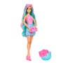 Barbie Pop Reveal Serie Dulces Copa Azul con Sorpresas y Muñeca de Moda