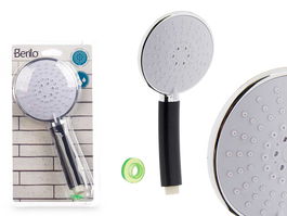 Berilo Teléfono Ducha Negro Grande 3 Funciones 10.5 x 24 x 5 cm (Set de 12)