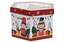 DKD Home Decor Set de 14 Bolas de Decoración Cascanueces y Oso Blanco y Rojo
