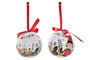 DKD Home Decor Bola Decoración Navidad Tradicional Blanco Rojo PVC Cascanueces Oso Set de 14 Piezas 8 x 8 x 8 cm