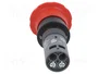 ABB Interruptor de emergencia 22mm rojo NC