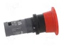 ABB Interruptor de emergencia 22mm rojo NC
