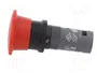 ABB Interruptor de emergencia 22mm rojo NC