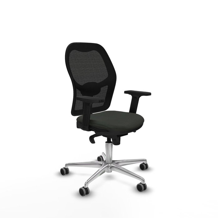 PIQUERAS Y CRESPO Silla de oficina Jorquera negra con mecanismo sincro PIQUERAS Y CRESPO Silla de oficina Jorquera negra con mecanismo sincro