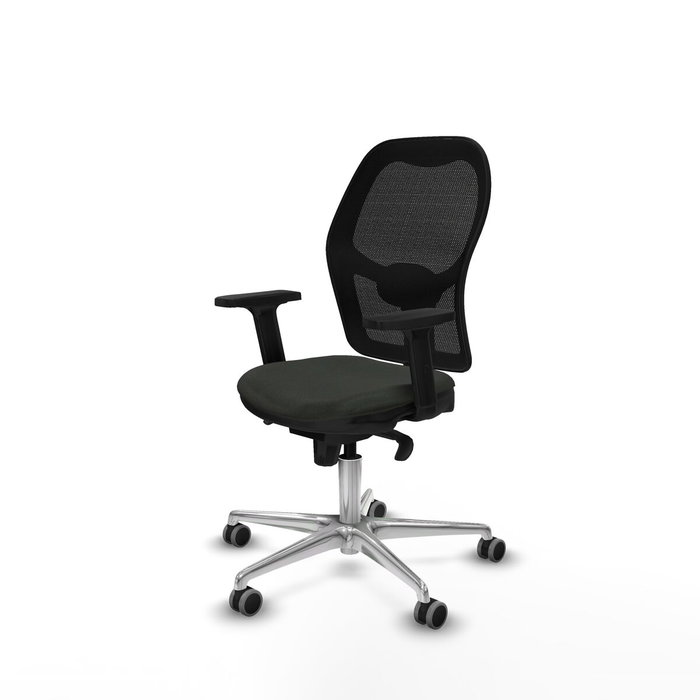 PIQUERAS Y CRESPO Silla de oficina Jorquera negra con mecanismo sincro PIQUERAS Y CRESPO Silla de oficina Jorquera negra con mecanismo sincro