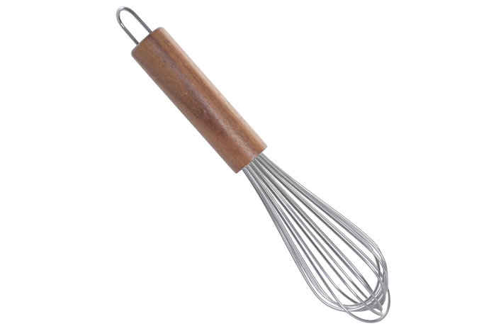 DKD Home Decor Set de Batidoras INOX ACACIA 26 Natural