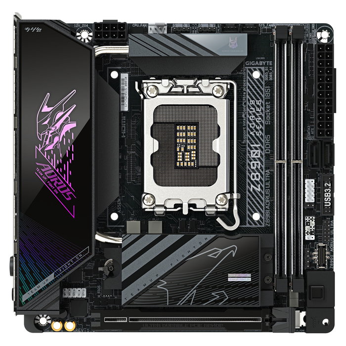 Gigabyte Z890I AORUS ULTRA Placa Base LGA 1851 DDR5 Wi-Fi 7 mini-ITX