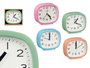 Giftdecor Reloj Rectangular Surtidos 12 cm x 10.5 cm x 4 cm (Set de 12)