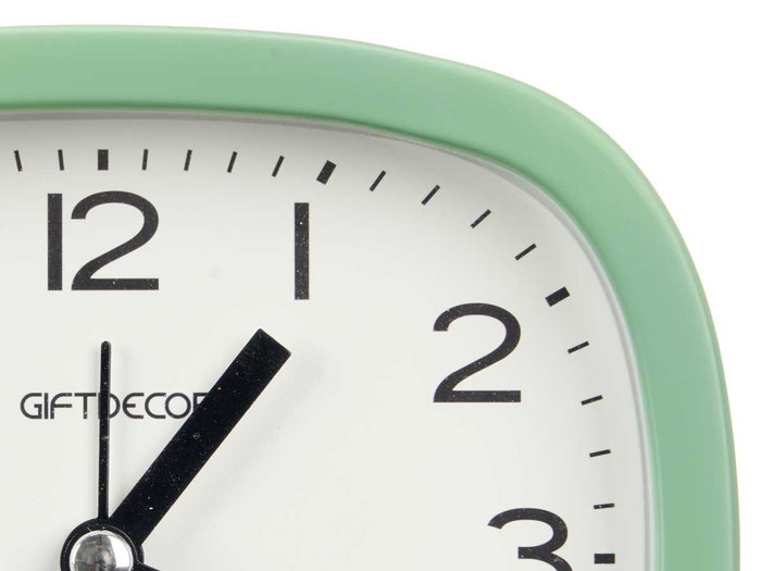 Giftdecor Reloj Rectangular Surtidos 12 cm x 10.5 cm x 4 cm (Set de 12)