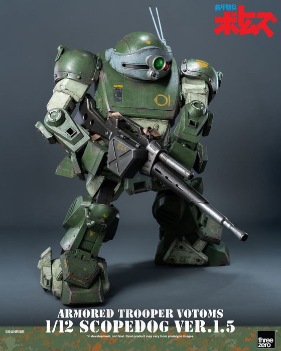 ThreeZero Armored Trooper Votoms Scopedog Ver.1.5 Figura 1/12 de 15 cm