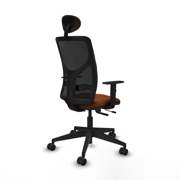 PIQUERAS Y CRESPO Silla de oficina Motilla con mecanismo Sincro/Traslack, Marrón y Negro PIQUERAS Y CRESPO Silla de oficina Motilla con mecanismo Sincro/Traslack, Marrón y Negro