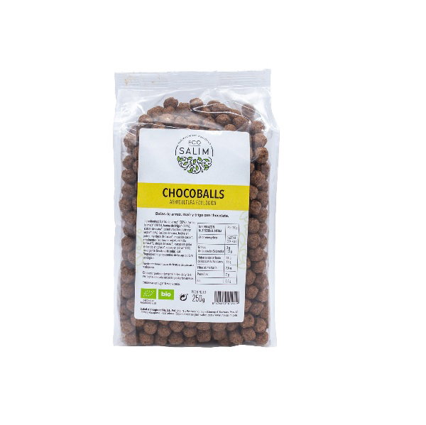 ECO SALIM CHOCO BALLS bolitas de chocolate 250gr. BIO