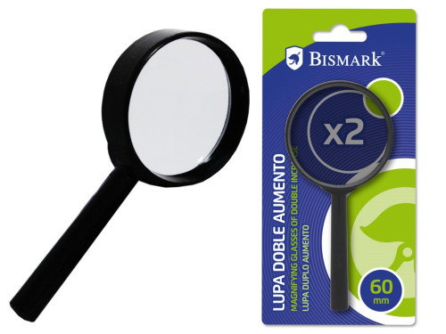 Bismark Lupa 330646 Doble Aumento 2x Diámetro 50 mm
