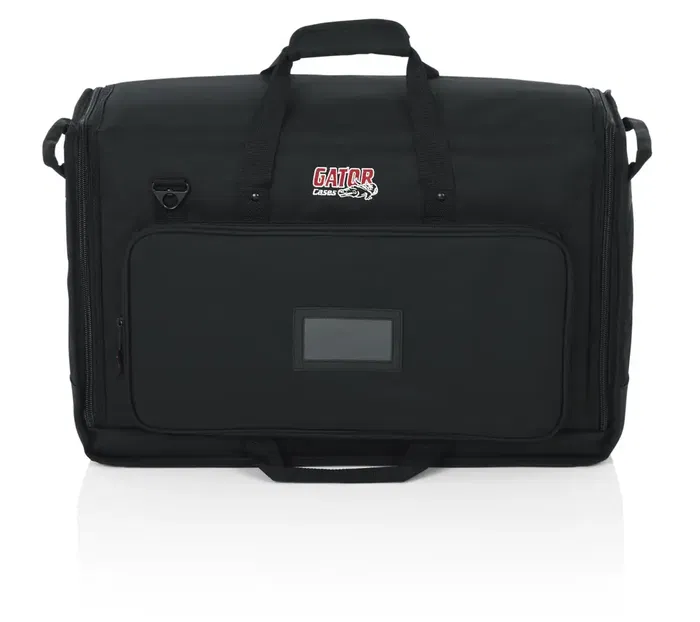 GATOR Funda Reforzada Doble Pantalla LCD Nylon Negro para Pantallas de 19-24"