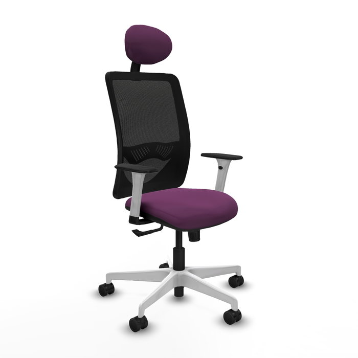 PIQUERAS Y CRESPO Silla de oficina Zulema Morada con mecanismo Sincro PIQUERAS Y CRESPO Silla de oficina Zulema Morada con mecanismo Sincro