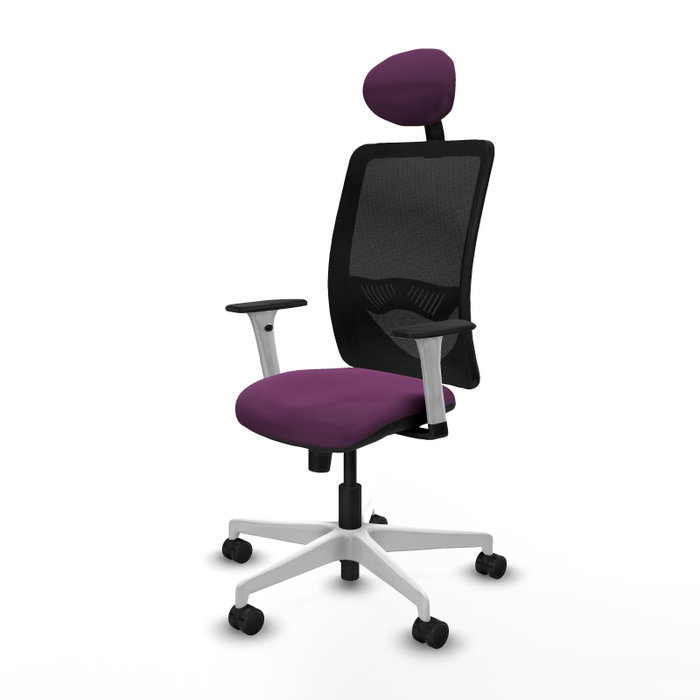PIQUERAS Y CRESPO Silla de oficina Zulema Morada con mecanismo Sincro PIQUERAS Y CRESPO Silla de oficina Zulema Morada con mecanismo Sincro