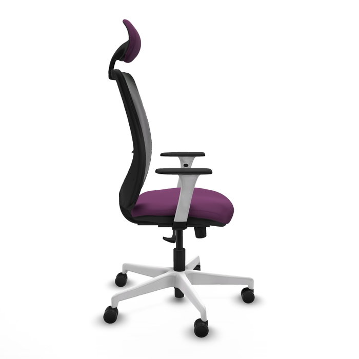 PIQUERAS Y CRESPO Silla de oficina Zulema Morada con mecanismo Sincro PIQUERAS Y CRESPO Silla de oficina Zulema Morada con mecanismo Sincro