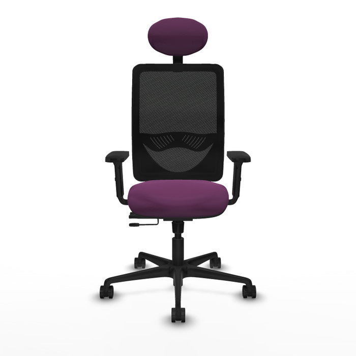 PIQUERAS Y CRESPO Silla de oficina Zulema con mecanismo Sincro/Traslack, Morado y Negro PIQUERAS Y CRESPO Silla de oficina Zulema con mecanismo Sincro/Traslack, Morado y Negro