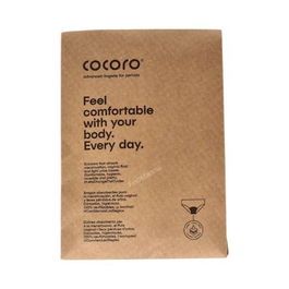 COCORO Braguita Menstrual Negra Flujo Moderado Talla 3/M