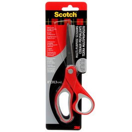 Scotch 7000081639 Tijeras Confort Acero Inoxidable 20cm Mango Ergonómico Ambidextro