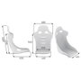 Omp Asiento RT Carbon FIA 8855-1999 en Piel y Alcantara Negro