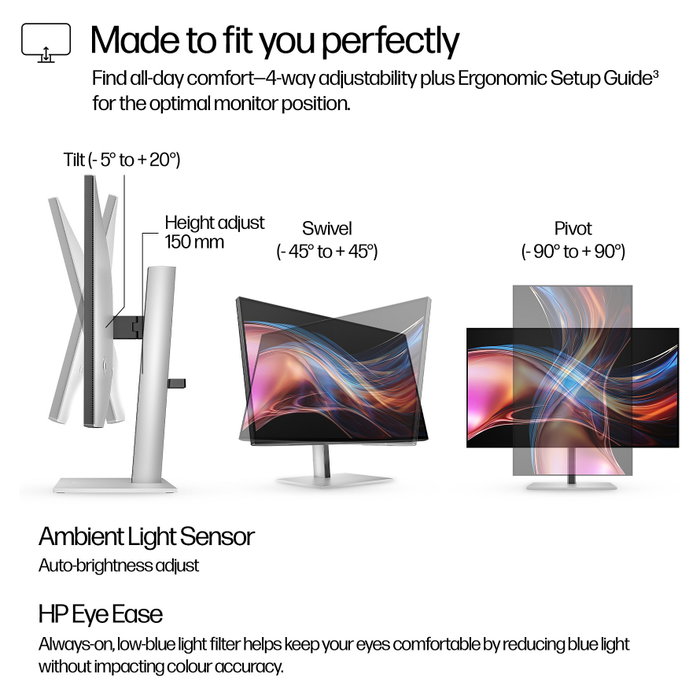 HP S7 PRO 727PU 27 Pulgadas QHD Thunderbolt 4 IPS Black Negro