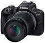 Canon EOS R50 con kit de lentes RF-S 18-45mm y RF-S 55-210mm, Negro
