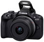 Canon EOS R50 con kit de lentes RF-S 18-45mm y RF-S 55-210mm, Negro