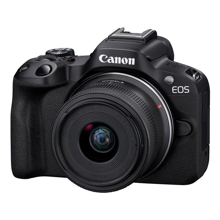 Canon EOS R50 Kit con lentes RF-S 18-45mm y RF-S 55-210mm, Negro Canon EOS R50 Kit con lentes RF-S 18-45mm y RF-S 55-210mm, Negro