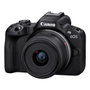 Canon EOS R50 Kit con lentes RF-S 18-45mm y RF-S 55-210mm, Negro