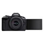 Canon EOS R50 Kit con lentes RF-S 18-45mm y RF-S 55-210mm, Negro