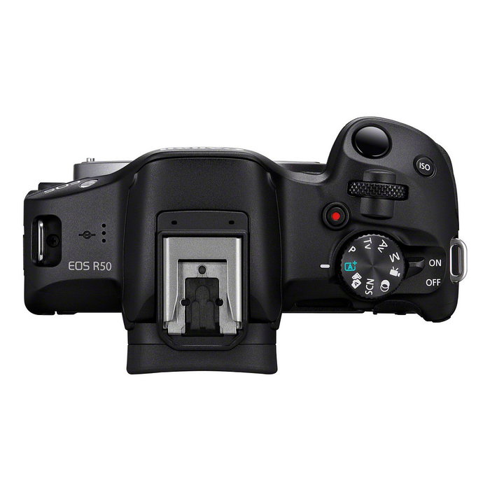 Canon EOS R50 Kit con lentes RF-S 18-45mm y RF-S 55-210mm, Negro