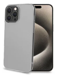 Celly GELSKIN1081 Funda TPU Transparente Resistente a Golpes para Apple iPhone 16 Pro Max - Compatible con Pantalla de 17.5 cm (6.9")