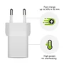 Dbramante1928 Adaptador de Corriente Cargador USB-C 25W PD 24 Pines CH25EUWH7094, Blanco, Europa