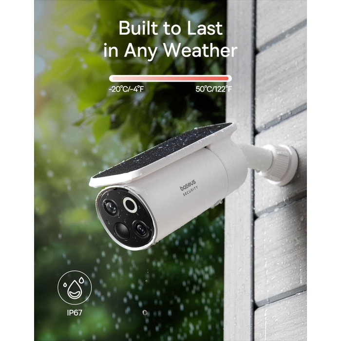 Baseus Security S1 Pro Kit de 2 Cámaras 3K Blanco