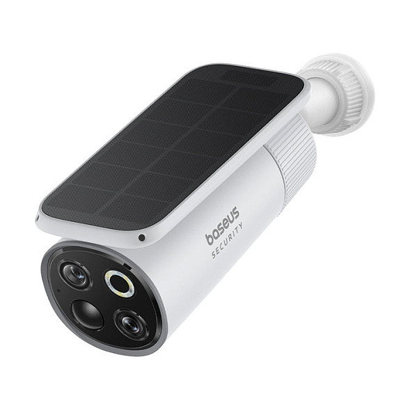 Baseus Security S1 Pro Kit de cámaras de vigilancia dual para exteriores, Blanco Baseus Security S1 Pro Kit de cámaras de vigilancia dual para exteriores, Blanco