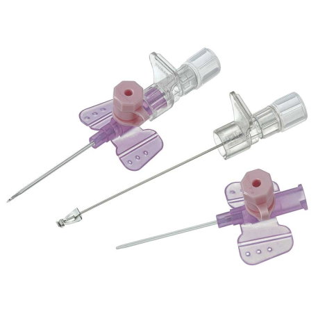 B. Braun Catéter Vasofix Safety con alas 24G 0,7x19mm Amarillo 50ud