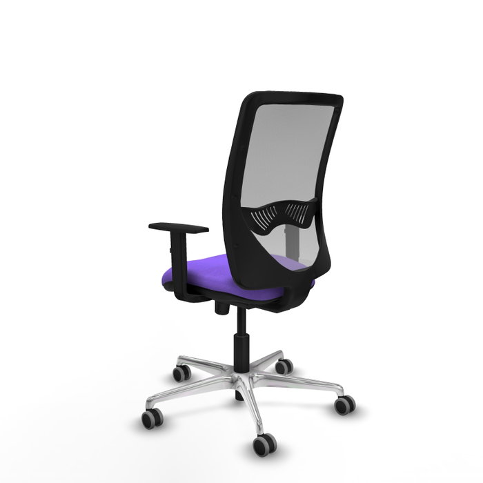 PIQUERAS Y CRESPO Silla de oficina Zulema con mecanismo Sincro, Lila y Gris PIQUERAS Y CRESPO Silla de oficina Zulema con mecanismo Sincro, Lila y Gris