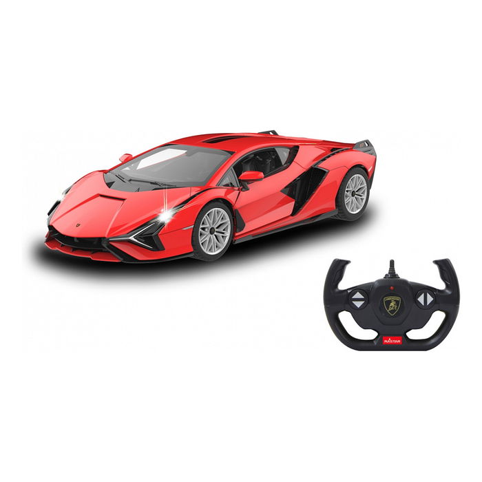 Jamara JAMARA Lamborghini Sián - Coche Deportivo RC Eléctrico Listo para Correr 1:14 - Escala 355 mm - Rojo - Control 2.4 GHz - Para +6 Años Jamara JAMARA Lamborghini Sián - Coche Deportivo RC Eléctrico Listo para Correr 1:14 - Escala 355 mm - Rojo - Control 2.4 GHz - Para +6 Años