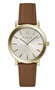 Furla Reloj WW00003002L2 con correa de cuero marrón