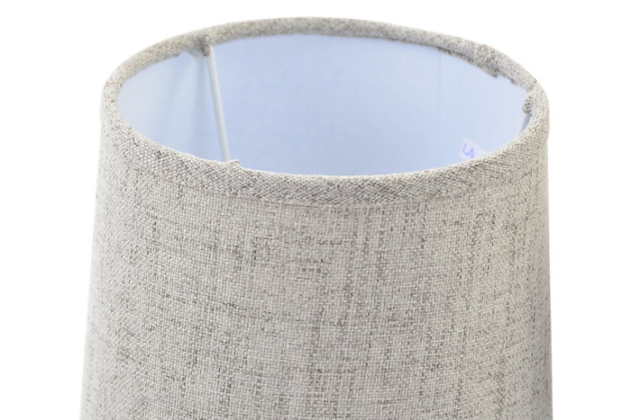 DKD Home Decor Lámpara de Sobremesa de Cerámica y Lino Surtido