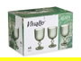 Vivalto Copa Verde Musgo Rayas 260 ml Vidrio 7.9 x 14.4 x 7.9 cm (Set de 24)