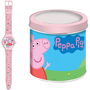 Reloj Infantil Peppa Pig PEPPA PIG - TIN BOX Ø 33 mm