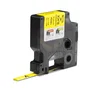Dymo Rhino Tubo Termorretráctil Negro sobre Amarillo 9mm x 1,5m
