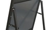 DKD Home Decor Espejo Vestidor Loft Negro Hierro Cristal 4 x 170 x 50 cm